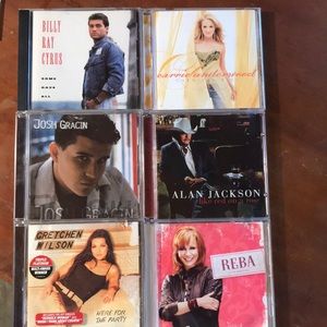 6 Country Music CD’s
